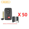 2007 - 2014 Toyota Smart Prox Key Shell 3B for FCC# HYQ14AAB (50 Pack)