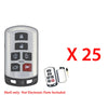 2010 - 2019 Toyota Sienna Smart Prox Key Shell 6B for FCC# HYQ14ADR (25 Pack)