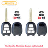 2012 - 2019 Toyota Scion Remote Key Shell 4B (2 Pack)