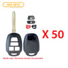 2012 - 2019 Toyota Scion Remote Key Shell 4B (50 Pack)