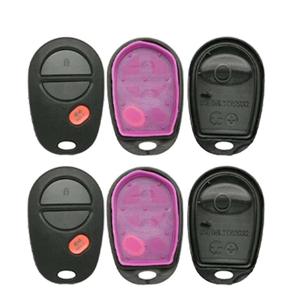 2004 - 2020 Toyota Remote Control Shell 3B (2 Pack) – Locksmith Keyless