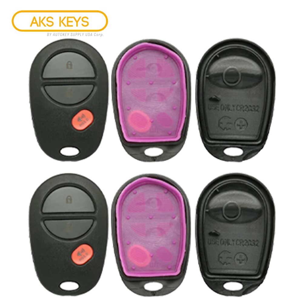 2004 - 2020 Toyota Remote Control Shell 3B (2 Pack)