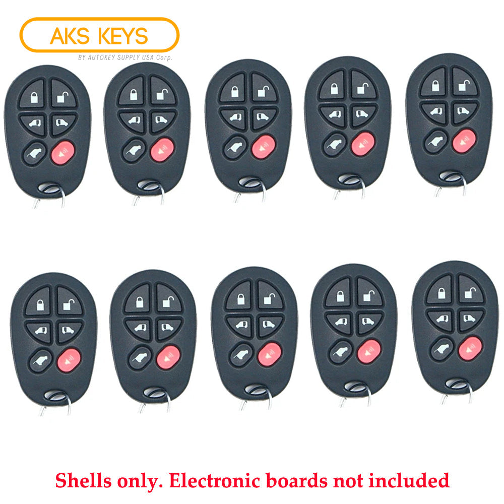 Toyota Remote Control Shell 6B for FCC# GQ43VT20T (10 Pack)