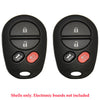 Toyota Remote Control Shell 6B for FCC# GQ43VT20T (2 Pack)