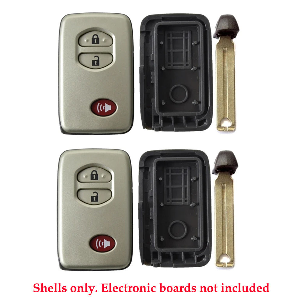 2009 - 2015 Toyota Smart Key Shell 3B (2 Pack)