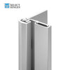 Select Hinges SL54 HD 83" Heavy Duty Clear Half Surface Hinge