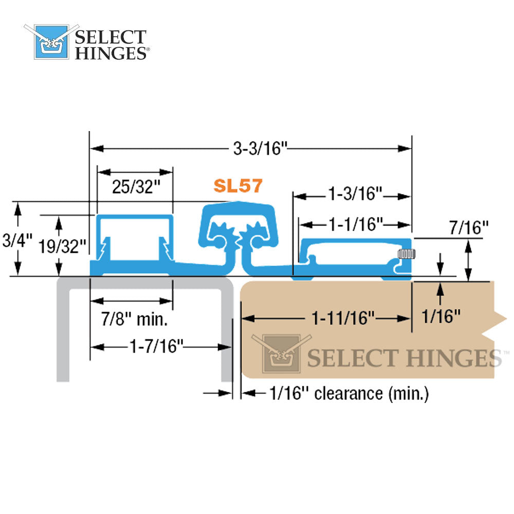 Select Hinges SL57 HD 83