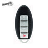 Simple Key 4-Button Remote w/ Panic & Trunk and EZ Installer for 2007-2017 Nissan Infiniti