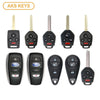 AKS KEYS Aftermarket 10 Subaru Keys Bundle