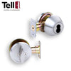 TELL CL100425 - 2000 Series Standard Duty Tubular Deadbolt Single Cylinder Optional Finish - Grade 2