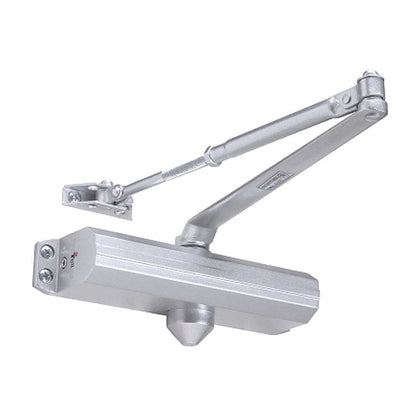TELL DC100108 - 600 Series Heavy Duty Commercial Door Closer Full Cover - Backcheck - Aluminum Surface