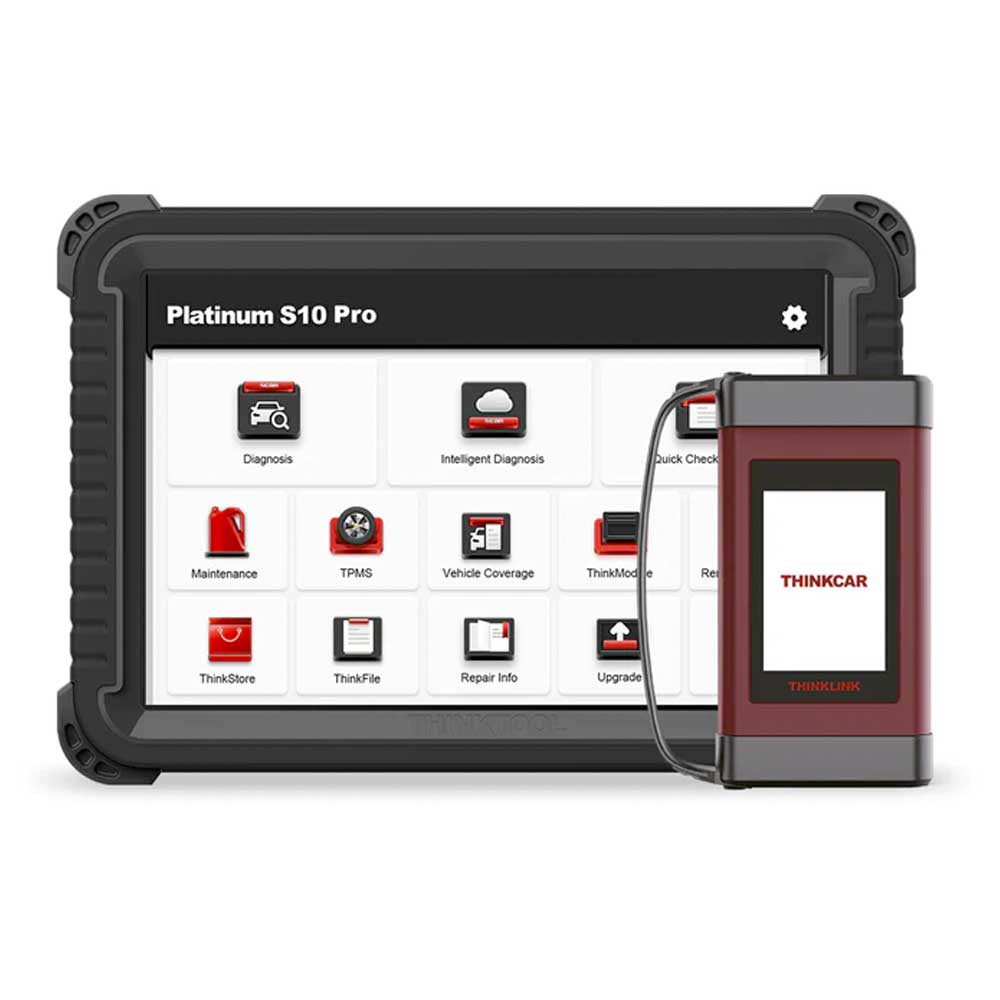 S10 Code Preprinter THINKCAR PLATINUM S10 PRO - 10 inch OBD2 Scanner Tablet with 35 Mainte