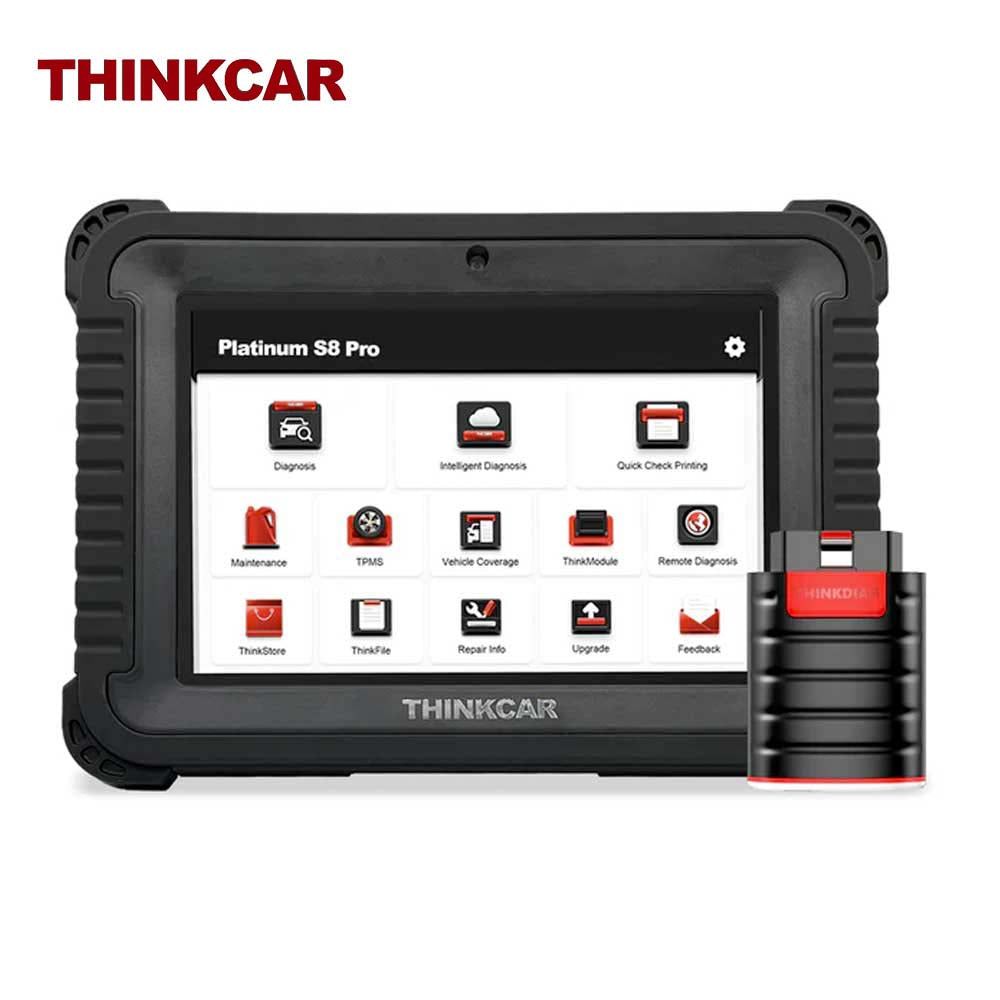 THINKCAR PLATINUM S8 PRO - 8 inch OBD2 Scanner Car Code Reader