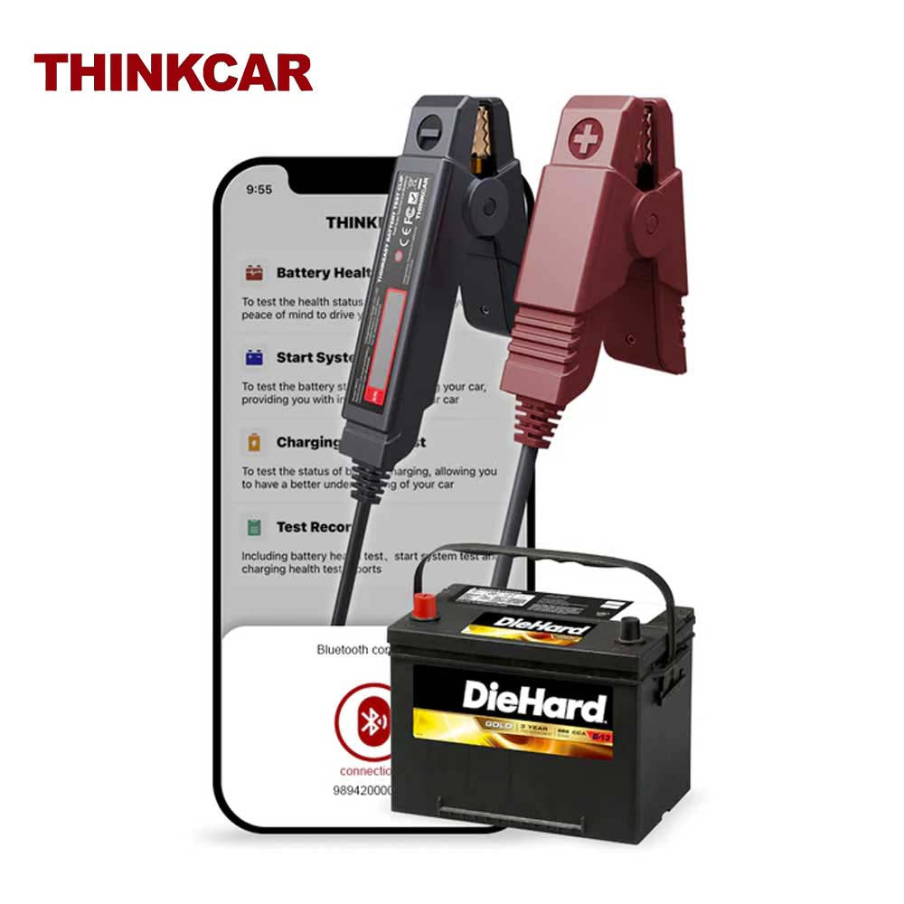 THINKCAR THINKEASY Bluetooth Car Battery Tester Scan Tool for Smartp