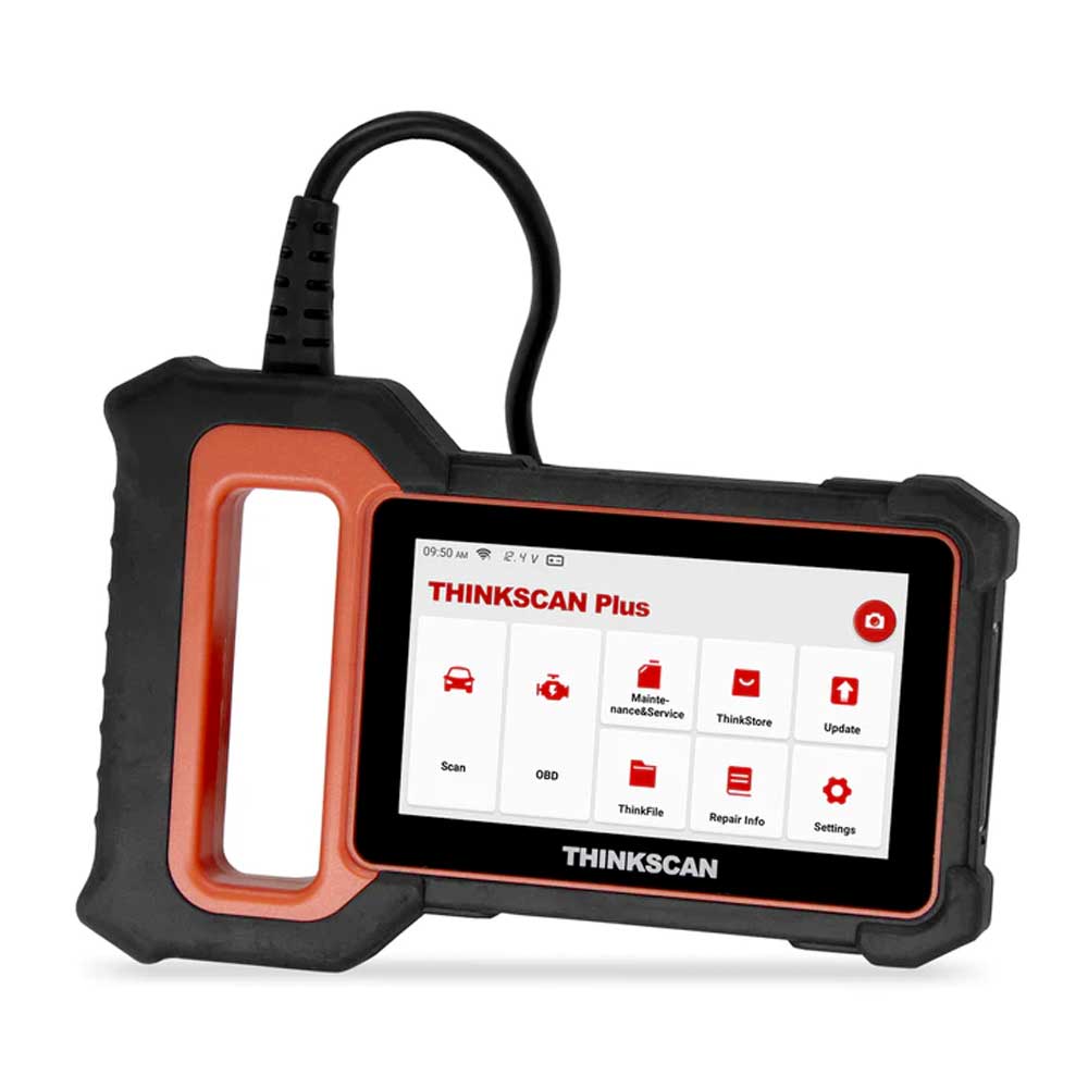 THINKCAR THINKSCAN PLUS S4 - 5 inch OBD2 Scanner Car Code Reader Profe ...