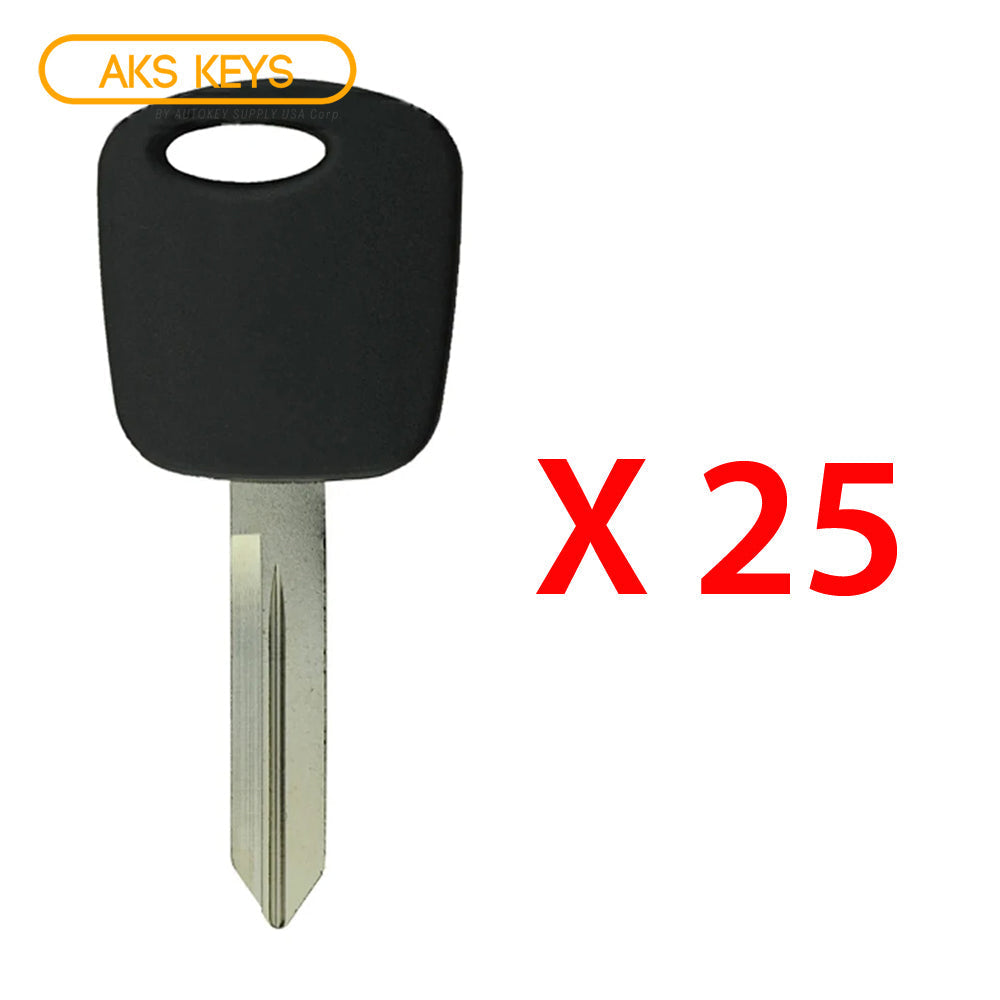 2000 - 2005 Ford Lincoln Mazda Transponder Key - 4D60 Chip - H74-PT / H86-PT (25 Pack)
