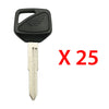 Honda Motorcycle Transponder key - ID46 Chip - HD109-PT (25 Pack)