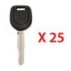 2007 - 2019 Mitsubishi Transponder Key - ID46 Chip Letter A - MIT3 - MIT17A-PT(A) (25 Pack)