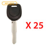 2007 - 2019 Mitsubishi Transponder Key - ID46 Chip Letter A - MIT3 - MIT17A-PT(A) (25 Pack)