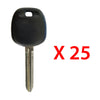 2012- 2019 Subaru Transponder Key - ID 4D60 (80 Bits) "G" - B110 (25 Pack)