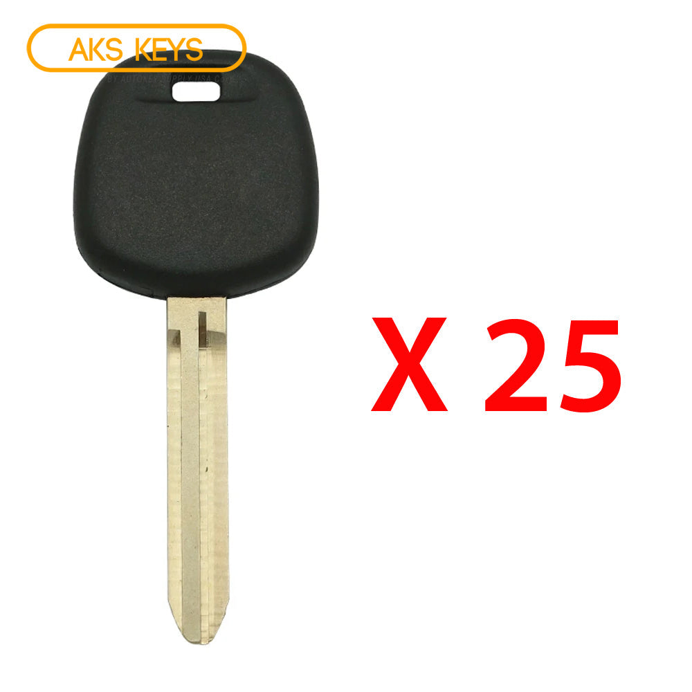 2003-2011 Toyota Scion Transponder Key- 4D67 Chip- TOY44D-PT (25