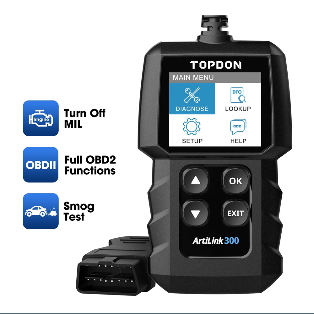 TOPDON ARTILINK 300 - OBDII Diagnostic Scan Tool – Locksmith Keyless
