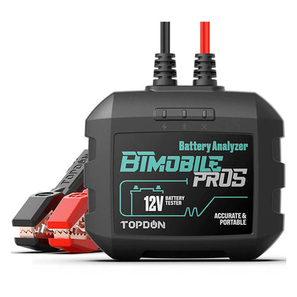 TOPDON BTMOBILE PROS - Advanced-Level Wireless Battery Starting and Charging System Analyzer for 12V Batteries