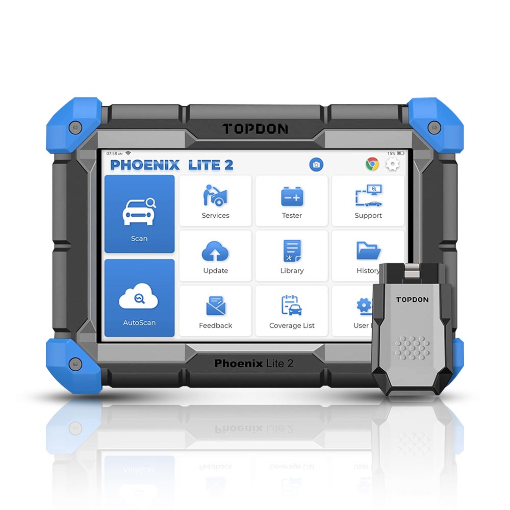 TOPDON Phoenix Lite 2 Wireless, Bi-Directional Control, ECU Coding