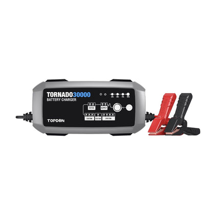 TOPDON TORNADO 30000 - Upper-mid-level Smart All-in-one Battery Charger - 50-1000Ah