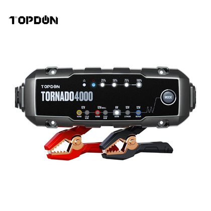 TOPDON TORNADO 4000 - Versatile and Safe All-in-one Battery Charger - 65W