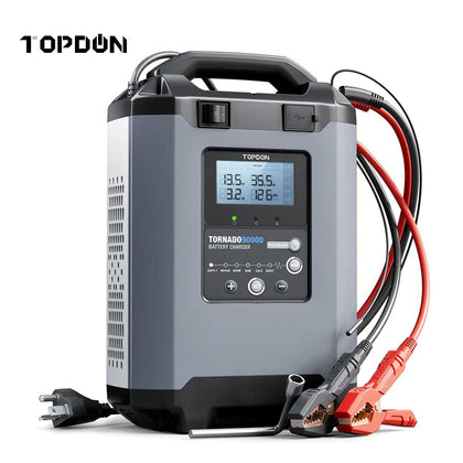 TOPDON TORNADO 90000 - Newest Cutting-Edge Smart All-in-one Battery Charger - 5 - 90 amps