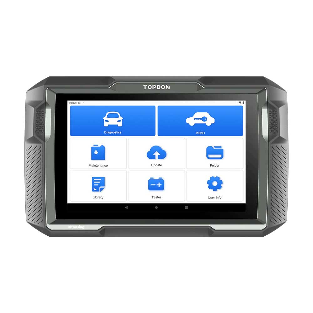 TOPDON - UltraDiag 8" Scan Tool and Key Programming Device with Bi-Dir