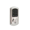 TownSteel - e-Smart 5000 - Electronic Push Button Deadbolt - WiFi - RFID - Key Override - Satin Chrome - Grade 2