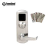 TownSteel - RFID Reader - Exit Device Trim for 8900 & 9700 Kestros Trim w/ Key Override - Satin Chrome - EKE1B2R-SRHR626-SC