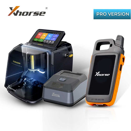 Xhorse Condor MINI Plus II Key Cutting Machine and Xhorse XDKR00GL Key Reader with XHORSE VVDI Key Tool MAX PRO Remote Generator