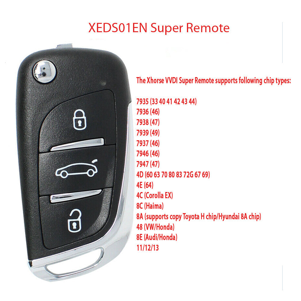 Xhorse Universal Super Remote Flip Key w/ Super Transponder Chip