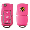 Xhorse Volkswagen B5 Style Remote Key 3 Buttons for VVDI Key Tool English Red version