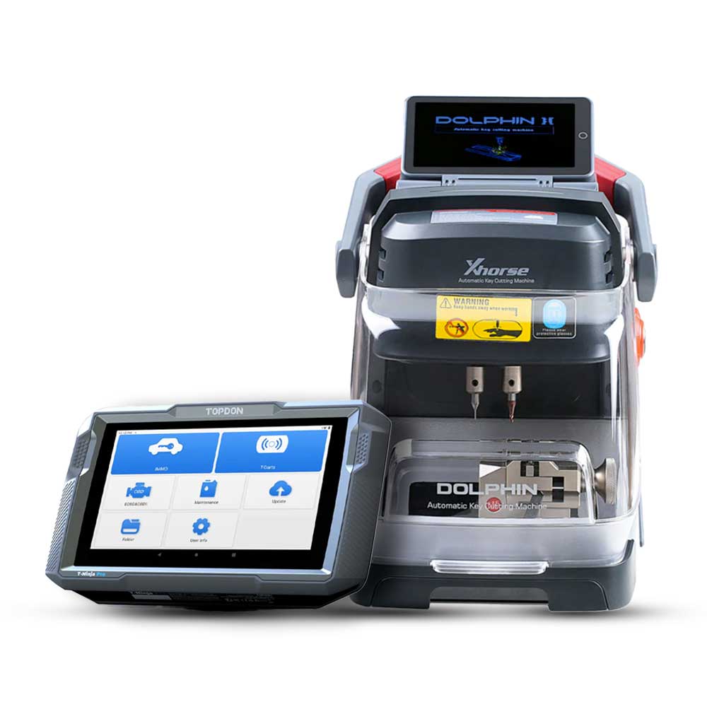 Xhorse XP-005L Dolphin II Key Cutting Machine and TOPDON T-Ninja Pro 8