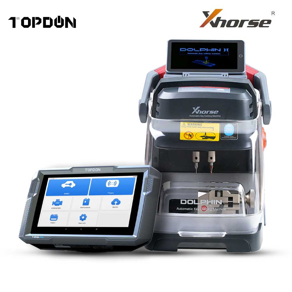 Xhorse XP-005L Dolphin II Key Cutting Machine and TOPDON T-Ninja
