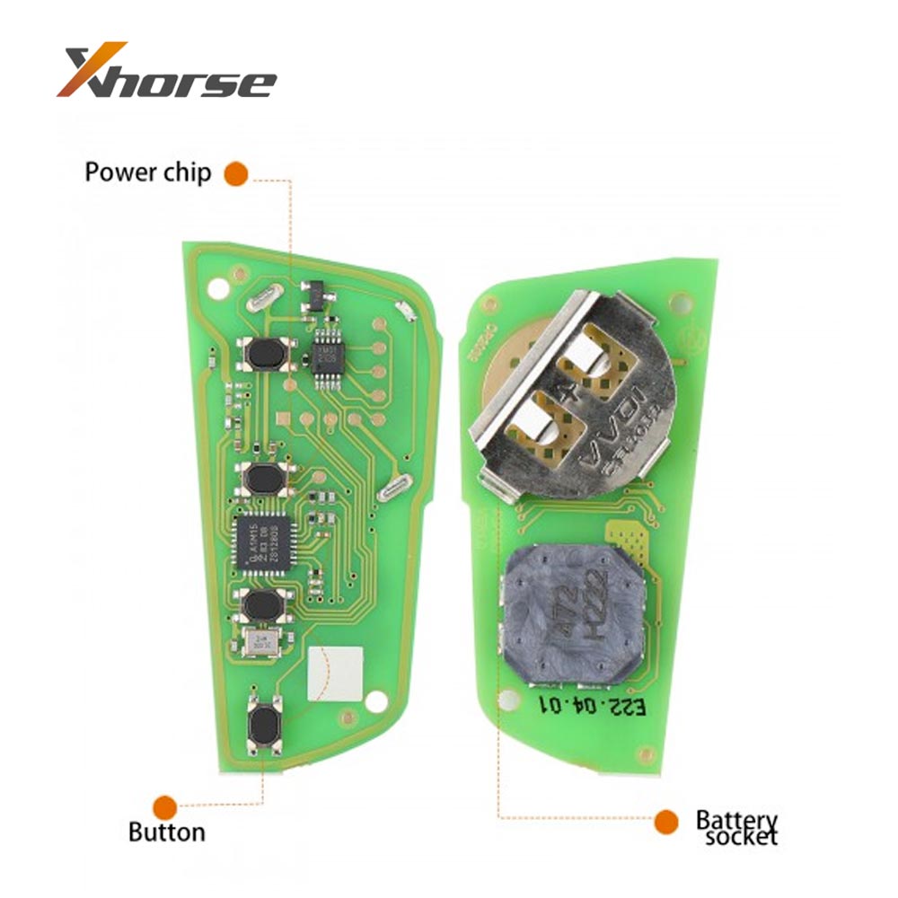 Xhorse XSKF30EN Smart Remote Key Knife Style 4 Buttons for VVDI