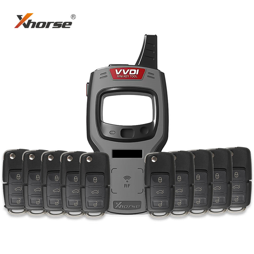 Remote Key Signal Xhorse VVDI MINI Key Tool Remote Generator and 10PCS XKB501EN Volkswag ...