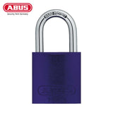 ABUS - 72/40 - Corrosion Resistant Anodized Aluminum Padlock - 1 Inch Shackle with Optional Keying and Optional Finish