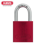 ABUS - 72/40 - Corrosion Resistant Anodized Aluminum Padlock - 1 Inch Shackle with Optional Keying and Optional Finish