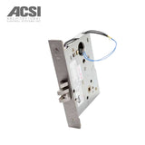 ACSI - M1510M-AE-1-L9070L - Entry Mortise Lever Lock - Fail Safe with Motor Controlled - Authorized Egress and Schlage L Series Office - 26D (Satin Chrome)