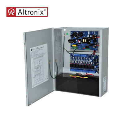 Altronix - ACM Series - Power Supply with Access Power Controller - 8 Outputs - Grey Enclosure