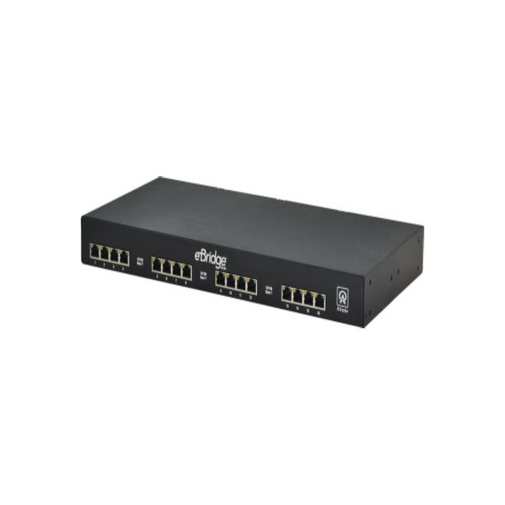 Altronix - EBRIDGE-1600PCRM - Sixteen (16) Port IP and POE+ Over Coax Receiver Powered by UL Lilsted Limited Power Source