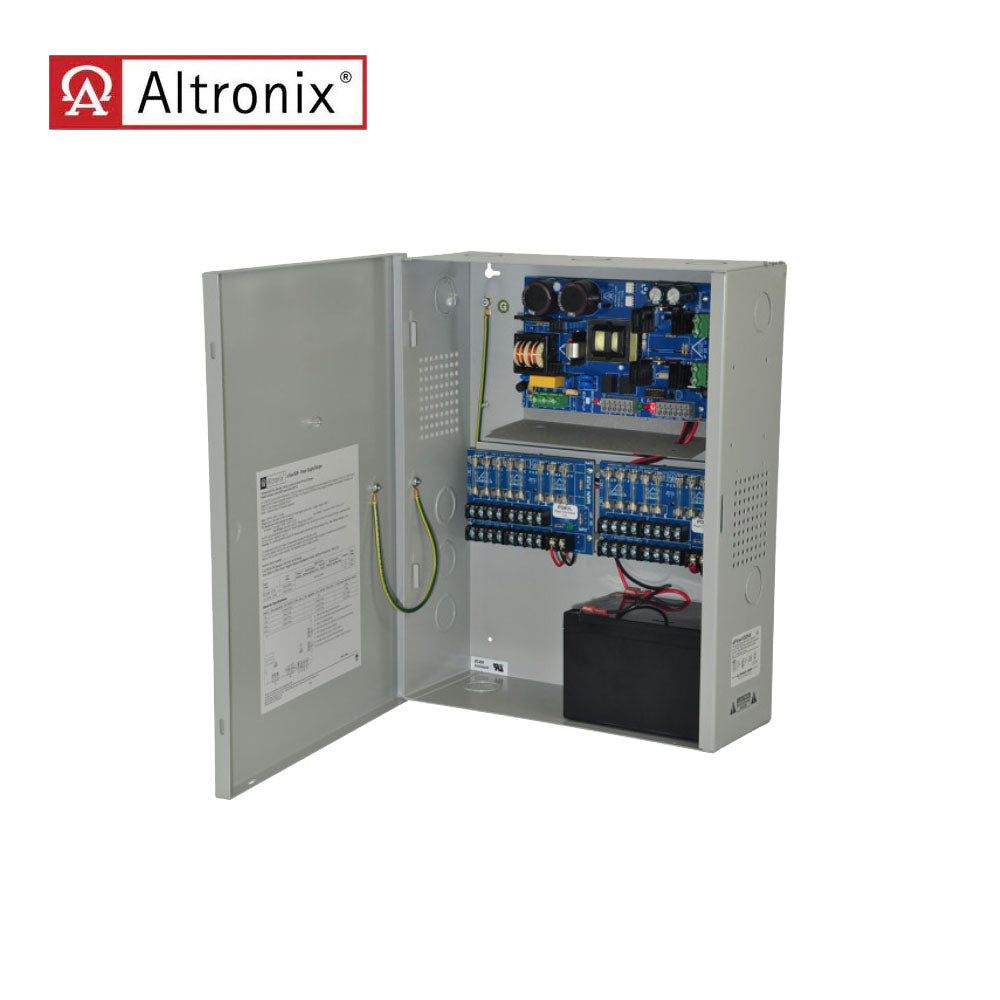 Altronix - EFLOW102NX16 - Power Supply Charger with 16 Fused Outputs - Power Distribution Modules 2 PD8UL - BC300 Enclosure