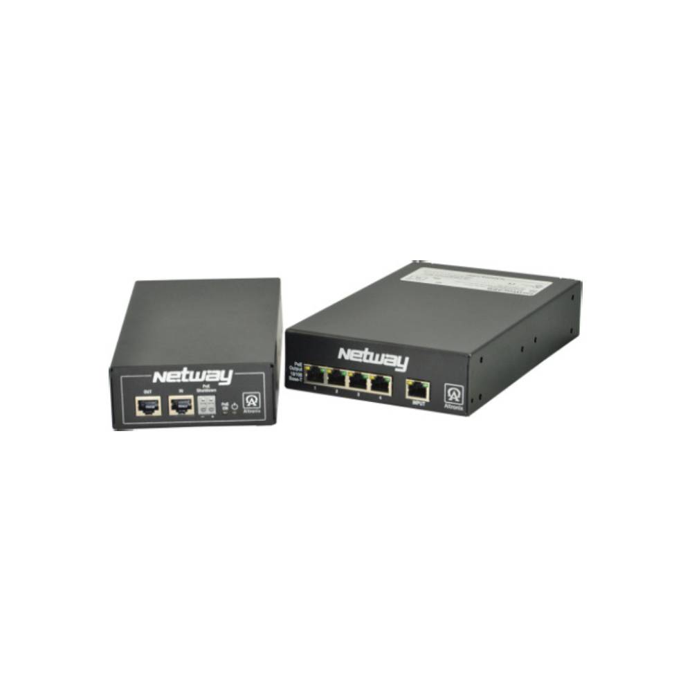 Altronix - NETWAY4ESK - Managed POE+ Switch With Midspan Injector 4 Port
