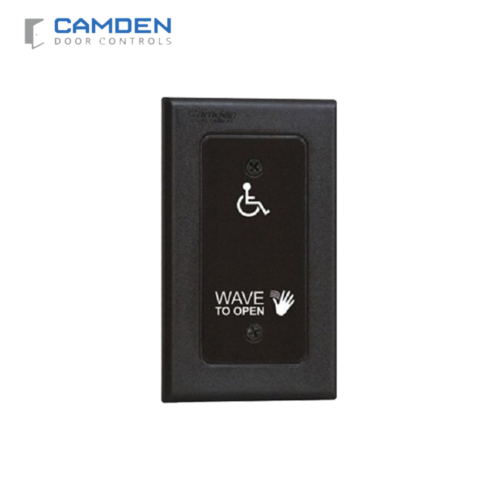 Camden CM-333/42 SureWave Hybrid Battery Powered Touchless Switch -  Hand Icon - Wheelchair and Wave to Open Icon