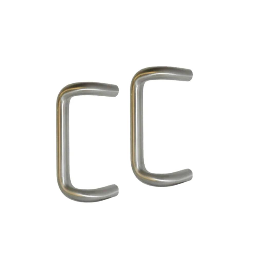 Don-Jo - 1157-628-BTB - Offset Door Pull - 10" CTC - 628 (Satin Aluminum Clear Anodized Finish)